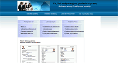 Desktop Screenshot of cvlistmotywacyjny.pl